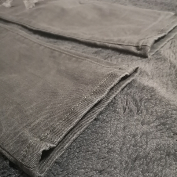 GAP 1969 Distressed Army Green Denim Jeans - Picture 3 of 4